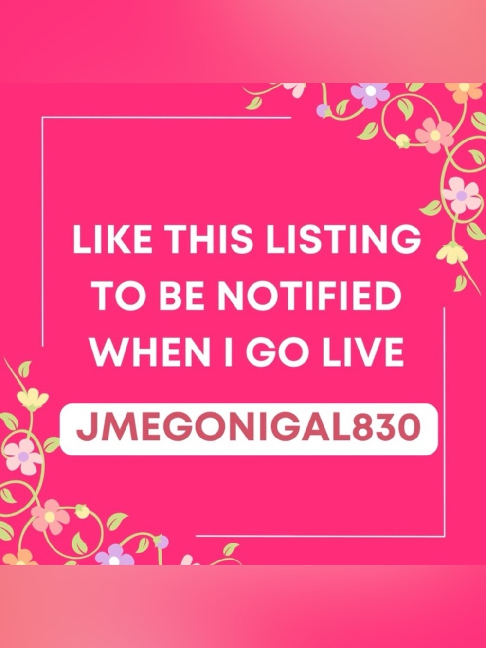 Jmegonigal830 is live! Like to be notified when I host a share show!